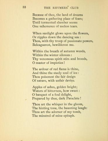 Second page of first edition printing