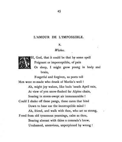 Tenth page of first edition printing.